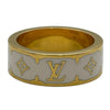 ルイ・ヴィトン LOUIS VUITTON リング・ナノグラム エナメルM ゴールド モノグラム・パターン アクセサリー