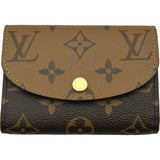 ルイ・ヴィトン LOUIS VUITTON ポルトモネ・ロザリ M82333 ブラウン モノグラム・リバース レディース コインケース