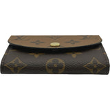 ルイ・ヴィトン LOUIS VUITTON ポルトモネ・ロザリ M82333 ブラウン モノグラム・リバース レディース コインケース