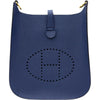 エルメス HERMES エヴリンTPM セリエ K刻 ブルーサフィール ゴールド金具 エプソン レディース ショルダーバッグ