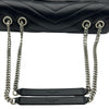 サンローラン SAINT LAURENT ルル ミディアム 574946 ブラック シルバー金具 カーフ レディース ショルダーバッグ
