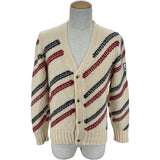 モンクレールガムブルー MONCLER GAMME BLEU MAGLIONE TRICOAT カーディガン アイボリー ウール メンズ カーディガン