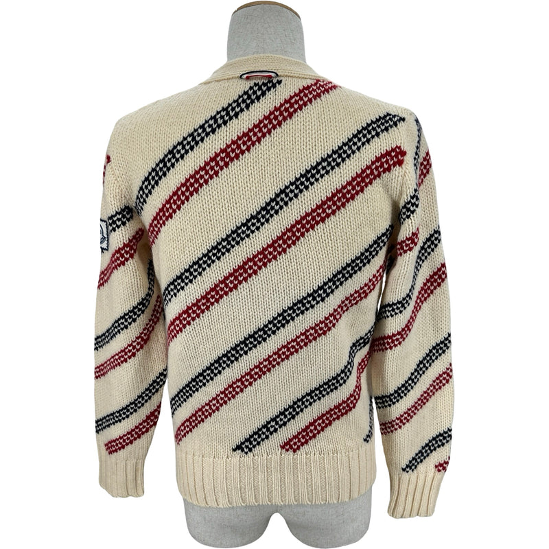 【美品】MONCLER バイカラーカーディガン MENS 美品】MONCLER バイカラーカーディガン MENS ブラック カーディガン