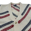 モンクレールガムブルー MONCLER GAMME BLEU MAGLIONE TRICOAT カーディガン アイボリー ウール メンズ カーディガン