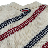 モンクレールガムブルー MONCLER GAMME BLEU MAGLIONE TRICOAT カーディガン アイボリー ウール メンズ カーディガン