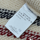 モンクレールガムブルー MONCLER GAMME BLEU MAGLIONE TRICOAT カーディガン アイボリー ウール メンズ カーディガン