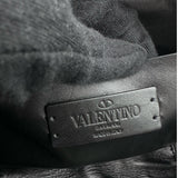 VALENTINO GARAVANI ヴァレンティノ・ガラヴァーニ Vロゴ 2WAYショルダー XY2B0B50VJM ブラック/ラッカー レザー メンズ ショルダーバッグ