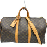 ルイ・ヴィトン LOUIS VUITTON キーポル・バンドリエール50 M41416 ブラウン モノグラムキャンバス ユニセックス ボストンバッグ