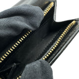 グッチ GUCCI ホースビットコンパクトウォレット 644462 ブラック ゴールド金具 レザー レディース 三つ折り財布