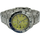 グランドセイコー Grand Seiko スポーツコレクション スプリングドライブ GMT SBGE315(9R66-0BK0) イエロー ステンレススチール 自動巻き メンズ 腕時計