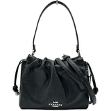 コーチ COACH フェイドローストリング バッグ CT763 ブラック レザー レディース ショルダーバッグ