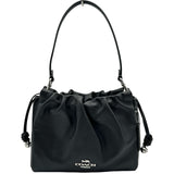 コーチ COACH フェイドローストリング バッグ CT763 ブラック レザー レディース ショルダーバッグ