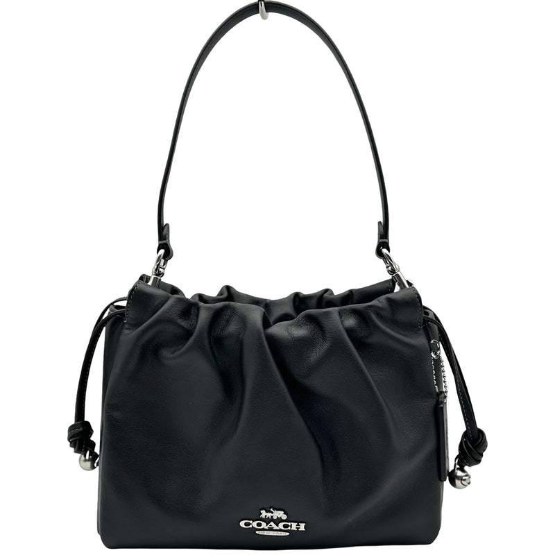 コーチ COACH フェイドローストリング バッグ CT763 ブラック レザー