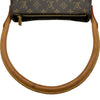 ルイ・ヴィトン LOUIS VUITTON ルーピングMM M51146 ブラウン モノグラムキャンバス レディース ハンドバッグ