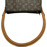 ルイ・ヴィトン LOUIS VUITTON ルーピングMM M51146 ブラウン モノグラムキャンバス レディース ハンドバッグ