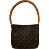 ルイ・ヴィトン LOUIS VUITTON ルーピングMM M51146 ブラウン モノグラムキャンバス レディース ハンドバッグ
