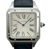 カルティエ Cartier サントスデュモン ウォッチ LM WSSA0085 シルバー ステンレススチール クオーツ メンズ 腕時計