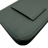 エルメス HERMES コンスタンススリム ヴェルソ W刻印 ヴェールフォンセ/モワイヤン ゴールド金具 エバーカラー レディース 二つ折り財布