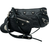 バレンシアガ BALENCIAGA ルカゴール 694027 ブラック シルバー金具 レザー レディース クラッチバッグ
