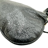 バレンシアガ BALENCIAGA ルカゴール 694027 ブラック シルバー金具 レザー レディース クラッチバッグ