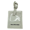 バレンシアガ BALENCIAGA ビストロXXS 678028 ホワイト シルバー金具 エナメル レディース トートバッグ