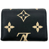 ルイ・ヴィトン LOUIS VUITTON ポルトフォイユ・ヴィクトリーヌ M80968 ブラック モノグラムバイカラーアンプラント レディース 三つ折り財布