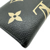 ルイ・ヴィトン LOUIS VUITTON ポルトフォイユ・ヴィクトリーヌ M80968 ブラック モノグラムバイカラーアンプラント レディース 三つ折り財布