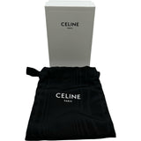 セリーヌ CELINE スモールフラップウォレットトリオンフ 10D783DPV グレー系 ゴールド金具 カーフスキン レディース 三つ折り財布