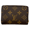 ルイ・ヴィトン LOUIS VUITTON ポルトフォイユ・ルー M81461 ブラウン モノグラムキャンバス レディース 二つ折り財布