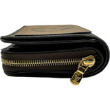 ルイ・ヴィトン LOUIS VUITTON ポルトフォイユ・ルー M81461 ブラウン モノグラムキャンバス レディース 二つ折り財布