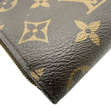 ルイ・ヴィトン LOUIS VUITTON ポルトフォイユ・ルー M81461 ブラウン モノグラムキャンバス レディース 二つ折り財布