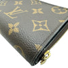 ルイ・ヴィトン LOUIS VUITTON ポルトフォイユ・ルー M81461 ブラウン モノグラムキャンバス レディース 二つ折り財布