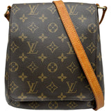 ルイ・ヴィトン LOUIS VUITTON ミュゼット・サルサロング M51387 ブラウン モノグラム・キャンバス レディース ショルダーバッグ