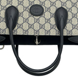 グッチ GUCCI GGスプリーヌ 2WAYトート 659983 ネイビー シルバー金具 GGスプリーヌ レディース トートバッグ