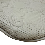 グッチ GUCCI GGエンボスベルトバッグ 658582 アイボリー系 シルバー金具 レザー メンズ ウエストバッグ