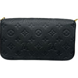 ルイ・ヴィトン LOUIS VUITTON ポシェット・フェリシー M64064 ブラック モノグラム・アンプラント レディース ショルダーバッグ