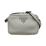 プラダ PRADA ヴィッテフェニックスショルダーバッグ 1BH096 ホワイト シルバー金具 レザー レディース ショルダーバッグ