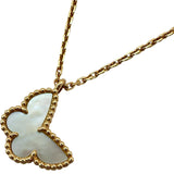ヴァンクリーフ＆アーペル Van Cleef & Arpels スウィートパピヨン ネックレス ゴールド Au750 ジュエリー
