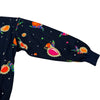 レオナール LEONARD ビジュー柄コットンニットセーター D-HG-2 ネイビー コットン レディース セーター