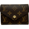 ルイ・ヴィトン LOUIS VUITTON ポルトフォイユ・ヴィクトリーヌ M62472 ブラウン モノグラム・キャンバス レディース 三つ折り財布