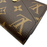 ルイ・ヴィトン LOUIS VUITTON ポルトフォイユ・ヴィクトリーヌ M62472 ブラウン モノグラム・キャンバス レディース 三つ折り財布