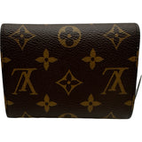 ルイ・ヴィトン LOUIS VUITTON ポルトフォイユ・ヴィクトリーヌ M62472 ブラウン モノグラム・キャンバス レディース 三つ折り財布