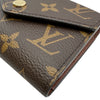 ルイ・ヴィトン LOUIS VUITTON ポルトフォイユ・ヴィクトリーヌ M62472 ブラウン モノグラム・キャンバス レディース 三つ折り財布