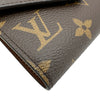 ルイ・ヴィトン LOUIS VUITTON ポルトフォイユ・ヴィクトリーヌ M62472 ブラウン モノグラム・キャンバス レディース 三つ折り財布