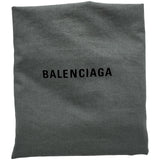 バレンシアガ BALENCIAGA ネイビーカバスS 339933 ブラック/アイボリー キャンバス/レザー ユニセックス ハンドバッグ