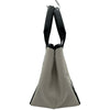 バレンシアガ BALENCIAGA ネイビーカバスS 339933 ブラック/アイボリー キャンバス/レザー ユニセックス ハンドバッグ