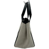 バレンシアガ BALENCIAGA ネイビーカバスS 339933 ブラック/アイボリー キャンバス/レザー ユニセックス ハンドバッグ