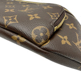 ルイ・ヴィトン LOUIS VUITTON ラッシュ・バムバッグ M14019 ブラウン モノグラム・キャンバス メンズ ウエストバッグ