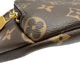 ルイ・ヴィトン LOUIS VUITTON ラッシュ・バムバッグ M14019 ブラウン モノグラム・キャンバス メンズ ウエストバッグ