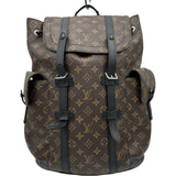 ルイ・ヴィトン LOUIS VUITTON クリストファーMM M43735 ブラウン モノグラム・マカサー メンズ リュック・デイパック